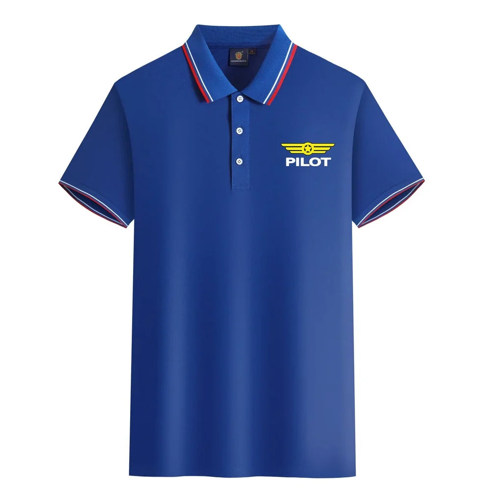 Customisable Pilot & Badge Polo Shirt - view 10