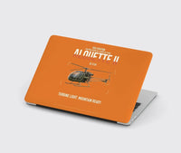 Thumbnail for Sud Aviation SE 3130 Alouette II design on orange MacBook case