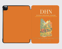 Thumbnail for Dothan Regional Airport (DHN) design on orange ipad tablet case