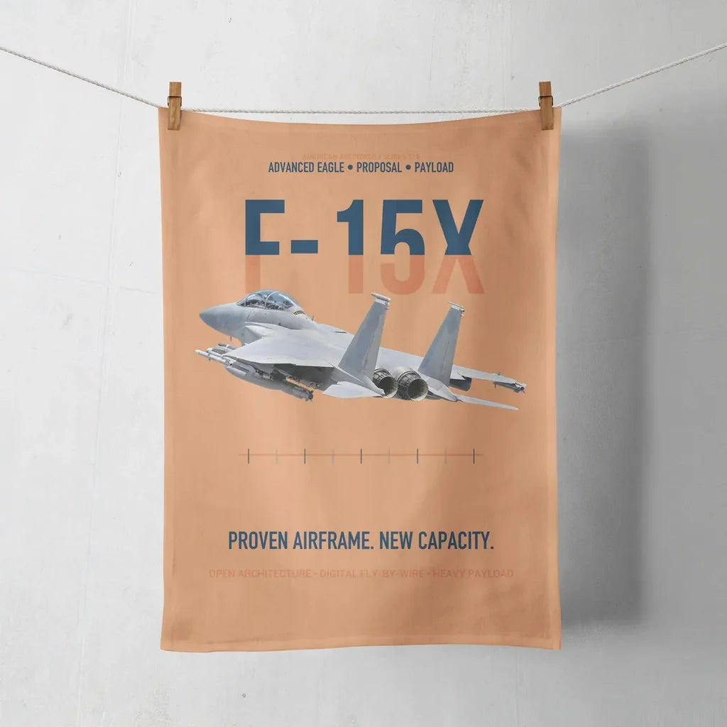 F-15X Advanced Eagle Proposal Proven Airframe New Capacity design on orange towel