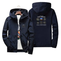 Thumbnail for Customisable Only Six Pack I Will Windbreaker - view 10