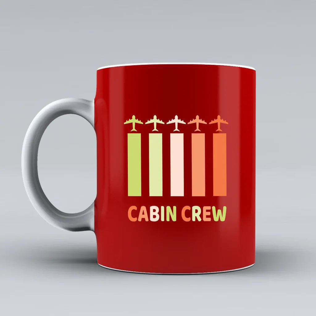Customisable Colourful Cabin Crew Mug - view 10