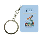 Thumbnail for Casper–Natrona County International Airport (CPR) design on light blue key chain