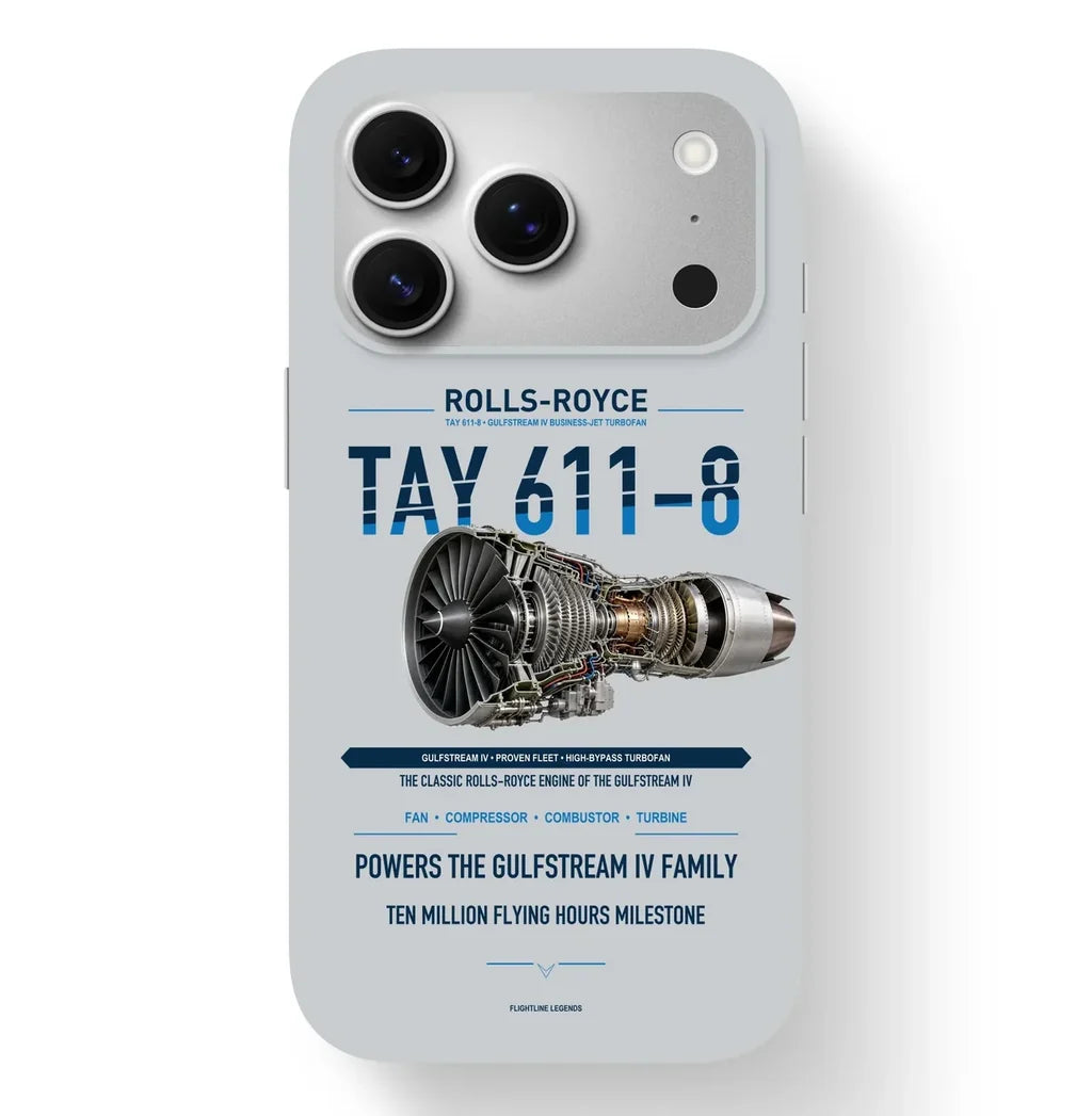 TAY 611-8 Case design on light gray iphone case