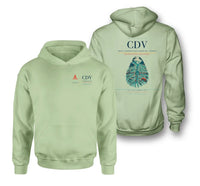 Thumbnail for Merle K. (Mudhole) Smith Airport (CDV) design on light green double-side hoodie