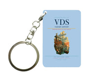 Thumbnail for Vadsø Airport (VDS) design on light blue key chain