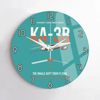 Thumbnail for KA-3B Skywarrior design on turquoise no frame wall clock