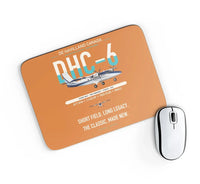 Thumbnail for DHC-6 Twin Otter Classic 300-G design on orange rectangle mouse pad
