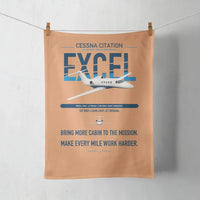 Thumbnail for Cessna Citation Excel design on orange towel
