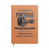 Thumbnail for PW2040 design on orange notebook