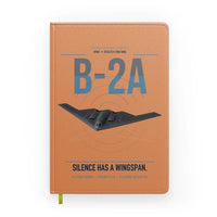 Thumbnail for B-2A Spirit design on orange notebook