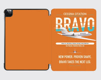 Thumbnail for Cessna Citation Bravo design on orange ipad tablet case