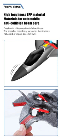 Thumbnail for Zy905 360 Degree Stunt Rotating Hover Remote Control Foam Aircraft Children's Toy Adult Glider Four Axis Aircraft UAV - view 12