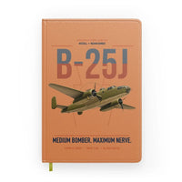 Thumbnail for B-25J Mitchell design on orange notebook
