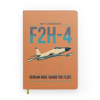 Thumbnail for F2H-4 Banshee design on orange notebook