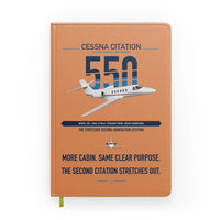 Thumbnail for Cessna Citation 550 - Citation II design on orange notebook