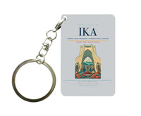 Thumbnail for Tehran Imam Khomeini International Airport IKA Key Chain design on light gray key chain