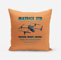 Thumbnail for DJI Matrice 3TD design on orange pillow