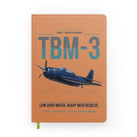 Thumbnail for TBM-3 Avenger design on orange notebook