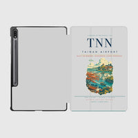 Thumbnail for Tainan Airport (TNN) design on light gray samsung tablet tablet case