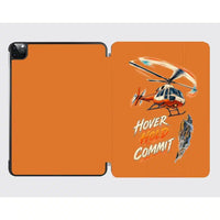 Thumbnail for Hover Hold Commit design on orange ipad tablet case