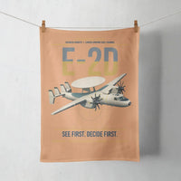 Thumbnail for E-2D Advanced Hawkeye design on orange towel