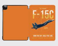 Thumbnail for F-15C Eagle design on orange ipad tablet case