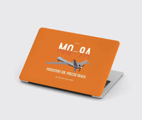 Thumbnail for MQ-9A Reaper design on orange MacBook case