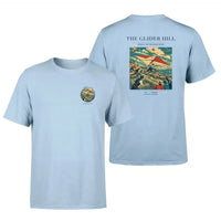 Thumbnail for VINTAGE G4013 - The Glider Hill - Double-Side T-Shirt design on lightblue double side t shirt