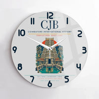 Thumbnail for Coimbatore International Airport CJB Wall-Clock No-Frame - Light Gray