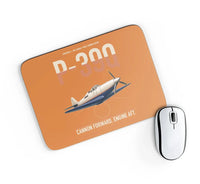 Thumbnail for P-39Q Airacobra design on orange rectangle mouse pad