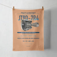 Thumbnail for JT9D-7R4 design on orange towel