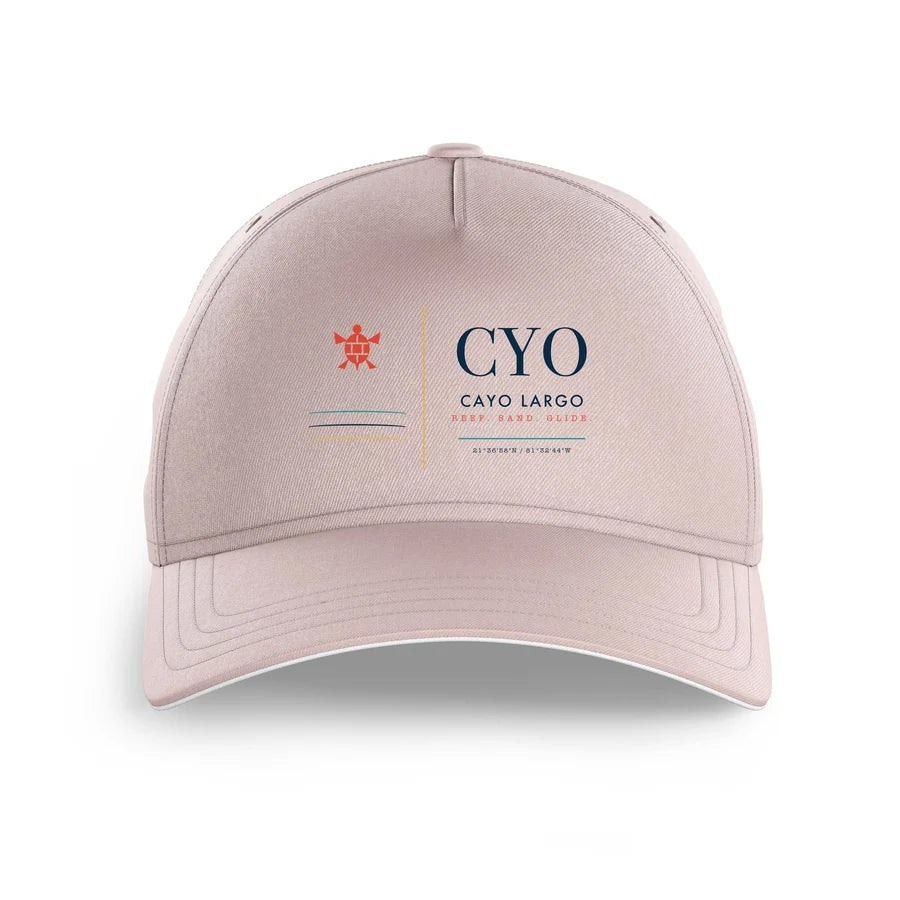 Vilo Acuña Airport CYO — Cayo Largo del Sur (CYO) design on pink printed hat