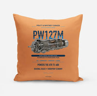 Thumbnail for PW127M design on orange pillow