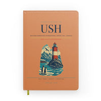 Thumbnail for Malvinas Argentinas International Airport (USH) design on orange notebook