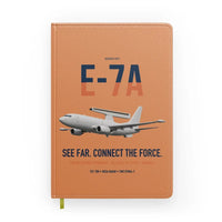 Thumbnail for E-7A Wedgetail design on orange notebook