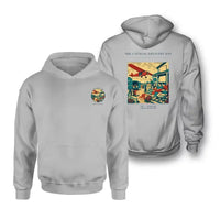 Thumbnail for VINTAGE G4412 - The Catalog Delivery Day - Double-Side Hoodie design on lightgray double side