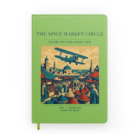 Thumbnail for VINTAGE G4498 - The Spice Market Circle - Designed Notebooks design on lightgreen