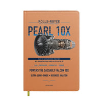 Thumbnail for PEARL 10X design on orange notebook