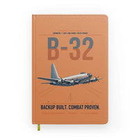 Thumbnail for B-32 Dominator design on orange notebook