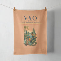 Thumbnail for Växjö Småland Airport (VXO) design on orange towel