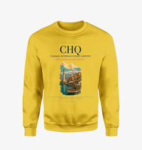 Thumbnail for Chania International Airport CHQ Sweatshirt - Yellow