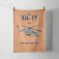 Thumbnail for Bell AH-1Z Viper design on orange towel