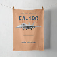 Thumbnail for EA-18G Growler Control The Spectrum design on orange towel