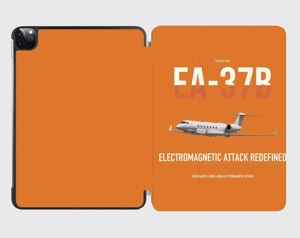 EA-37B Compass Call design on orange ipad tablet case