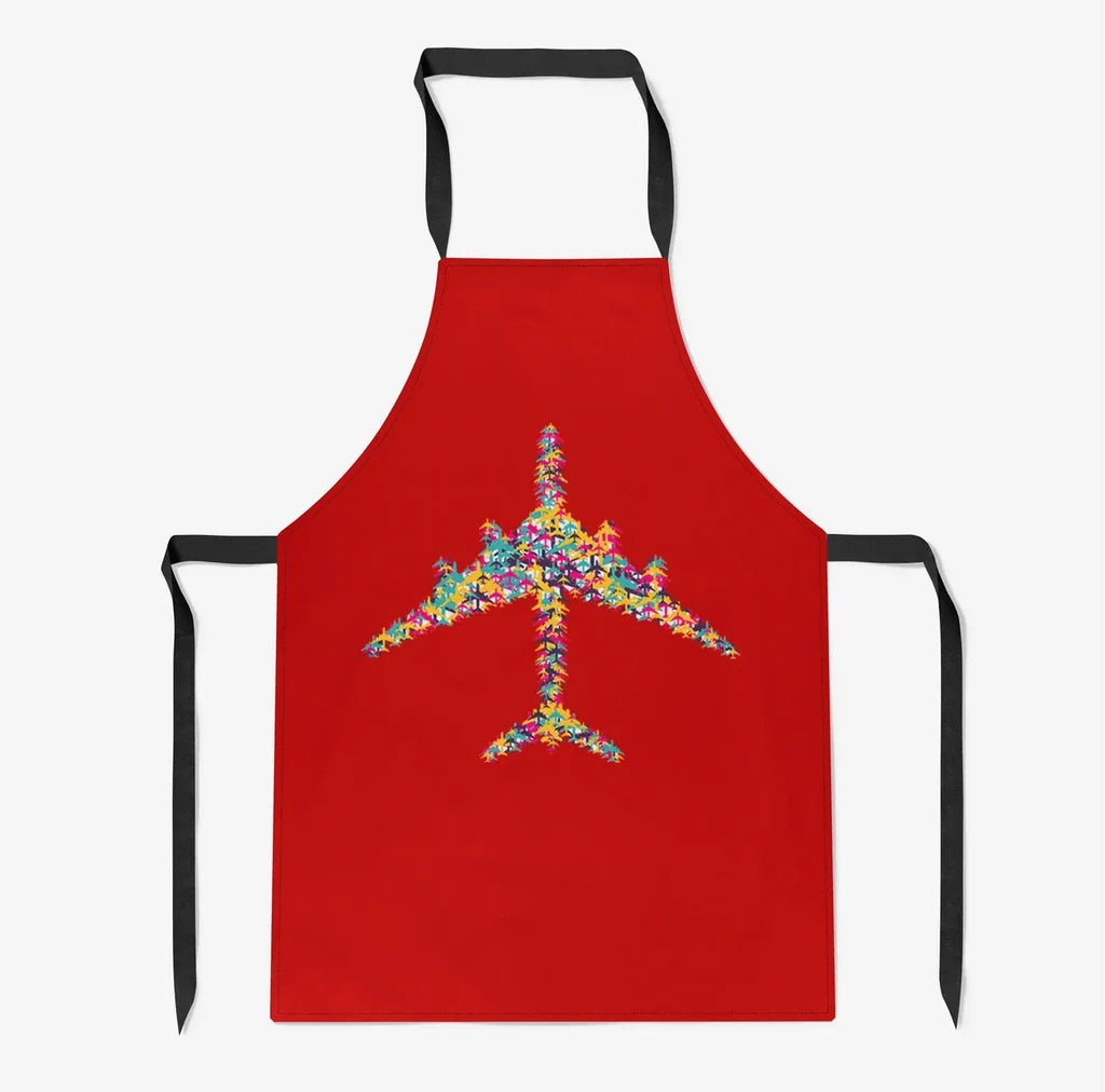 Colourful Airplane Apron - view 10