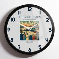 Thumbnail for VINTAGE G4113 - The Jet Dawn - Designed Wall Clocks design on lightgray framed