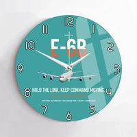 Thumbnail for E-6B Mercury design on turquoise no frame wall clock