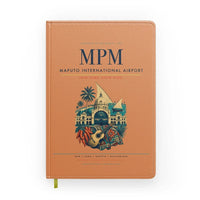 Thumbnail for Maputo International Airport (MPM) design on orange notebook