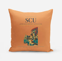 Thumbnail for Antonio Maceo Airport (SCU) design on orange pillow